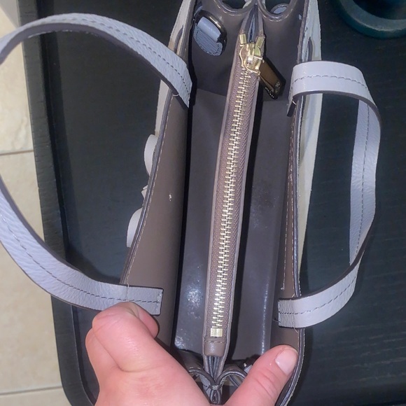 Kate Spade Taupe Satchel with Tassel Detail - Picture 3 of 5